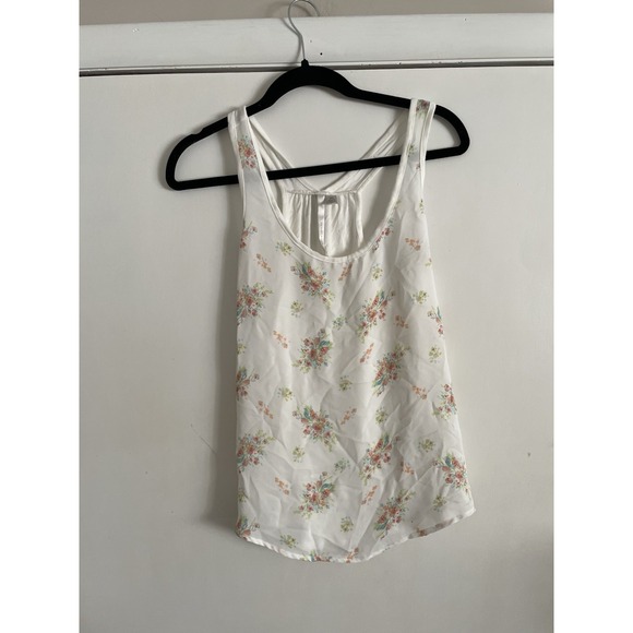 LC Lauren Conrad Tops - Lauren Conrad LC Floral Tank Top Womans Size XS